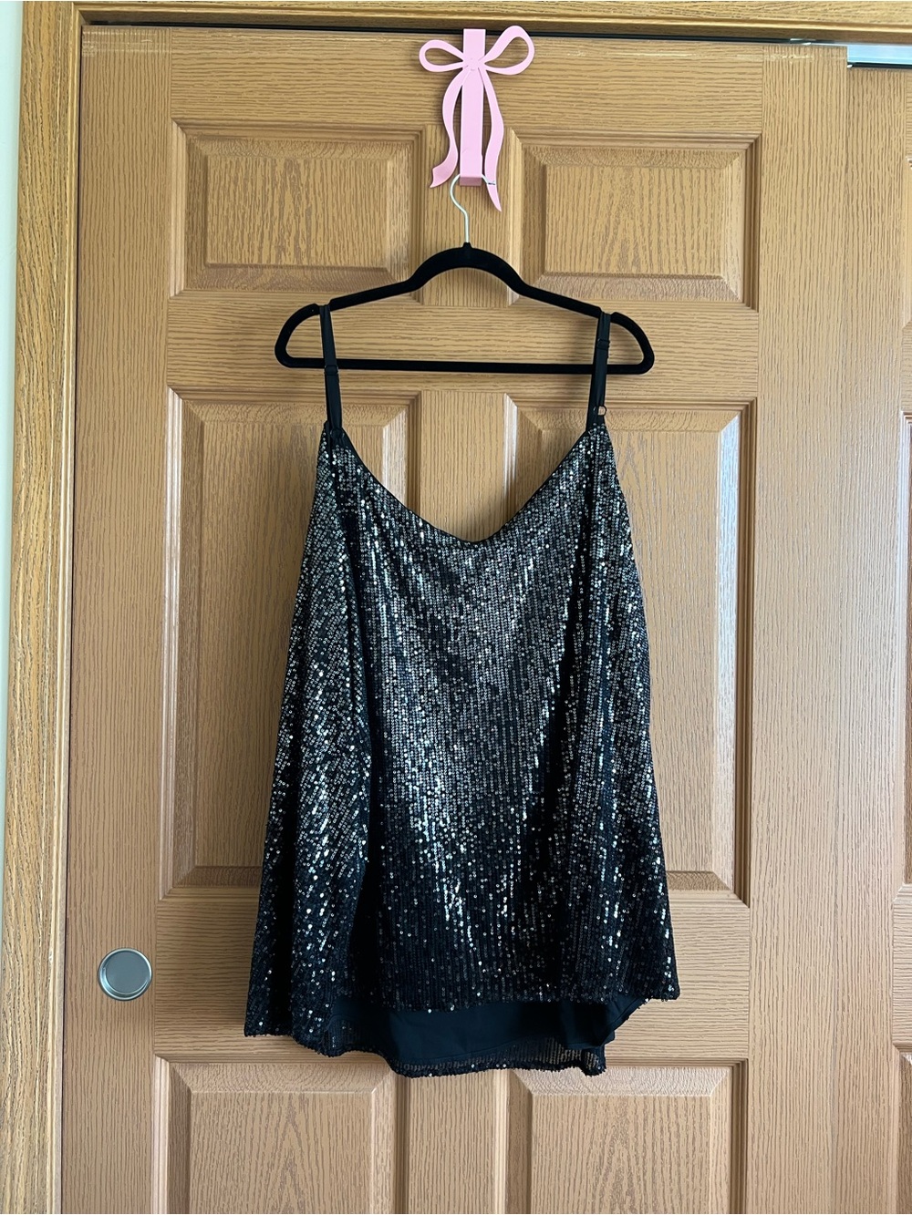 torrid Black Sequin Cami Tank